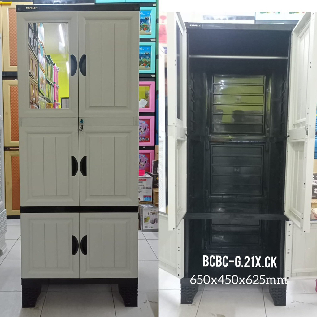 Lemari Napolly Container Plastik BCBC G21X CK G21X.CK Napoly Bisa Dikirim Instan✨