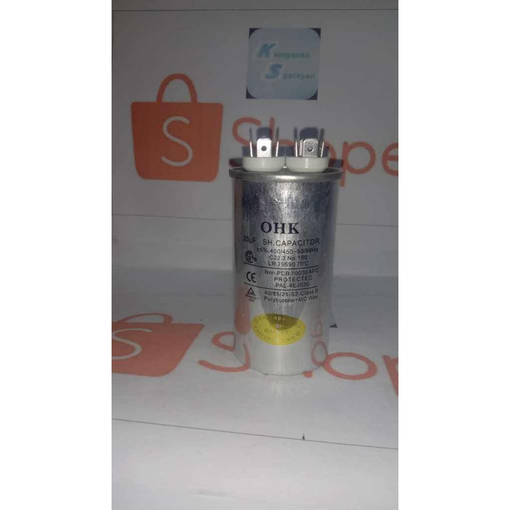 KAPASITOR/CAPASITOR 20 UF MEREK OHK