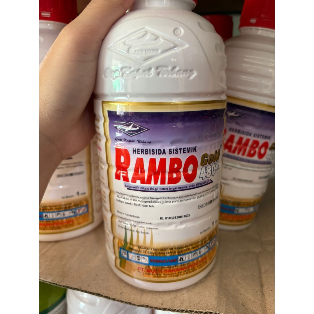 Herbisida Rambo racun rumput 1 liter