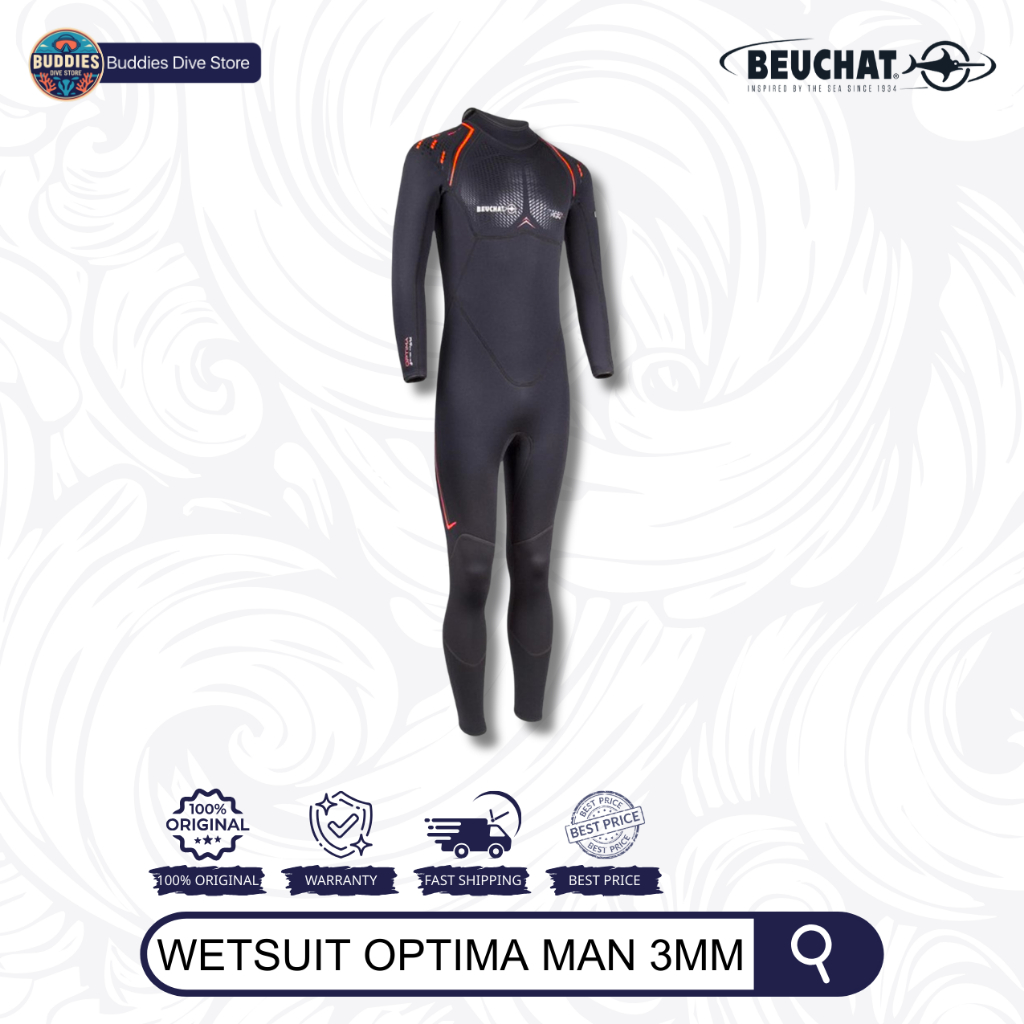 Beuchat Wetsuit Optima Man 3mm - Diving Wear - Wetsuit