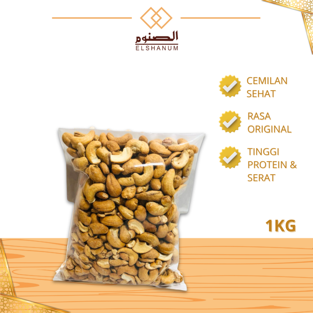 Kacang Mete Arab Kacang Kacang Mede Rasa Ukuran 1 - kg Oleh - Oleh Haji Dan Umroh