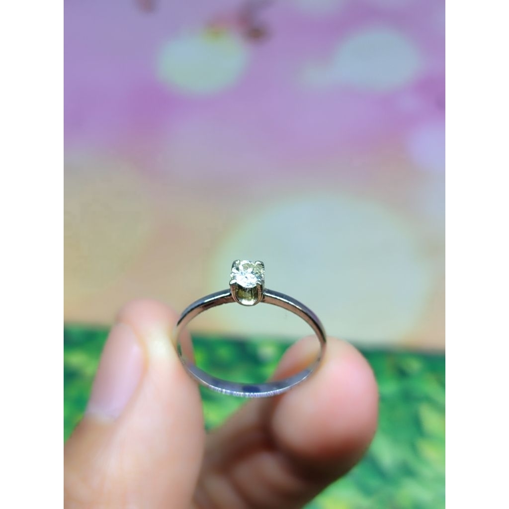 Cincin Emas Putih berlian
