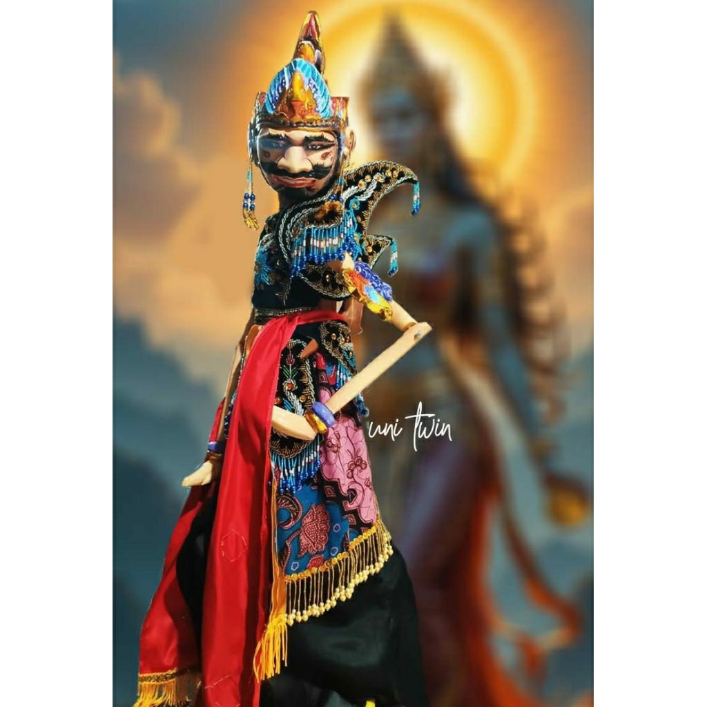 Wayang Golek Gatot Kaca Handmade Lokal