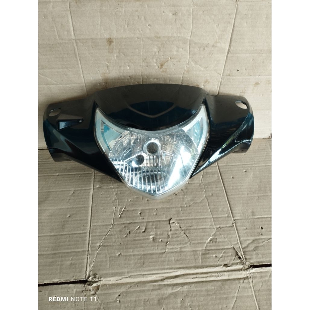 batok depan+hadllamp lapektor lampu depan Suzuki spin new 125 original second