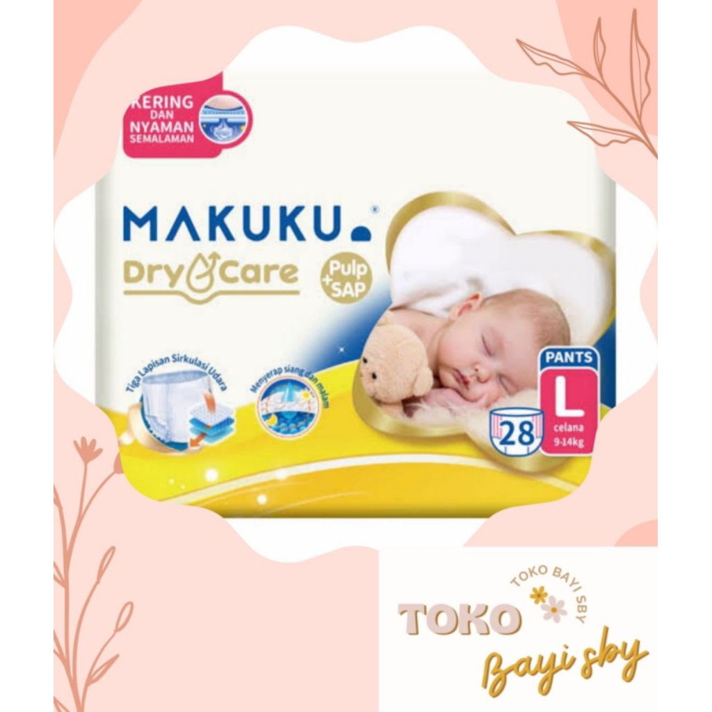 Makuku dry care L28+6 / Makuku celana dry care L28+6 / Makuku promo