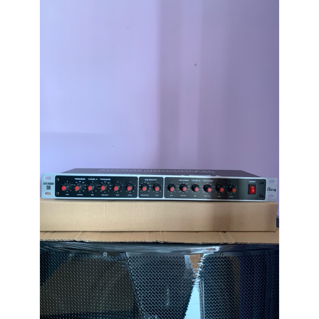 crossover aktif active crossover 4 way subwoofer 4 way
