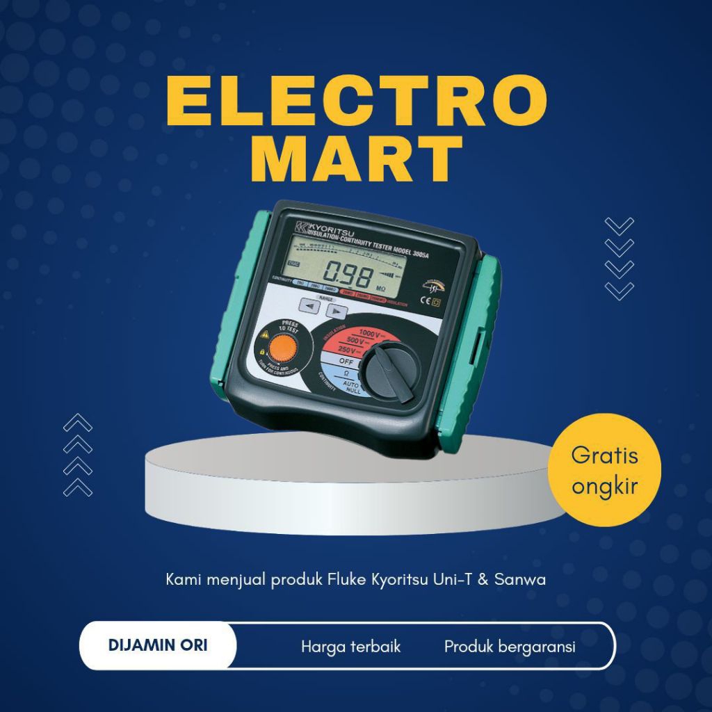 Kyoritsu 3005A Megger Digital Insulation Continuity Tester Megger