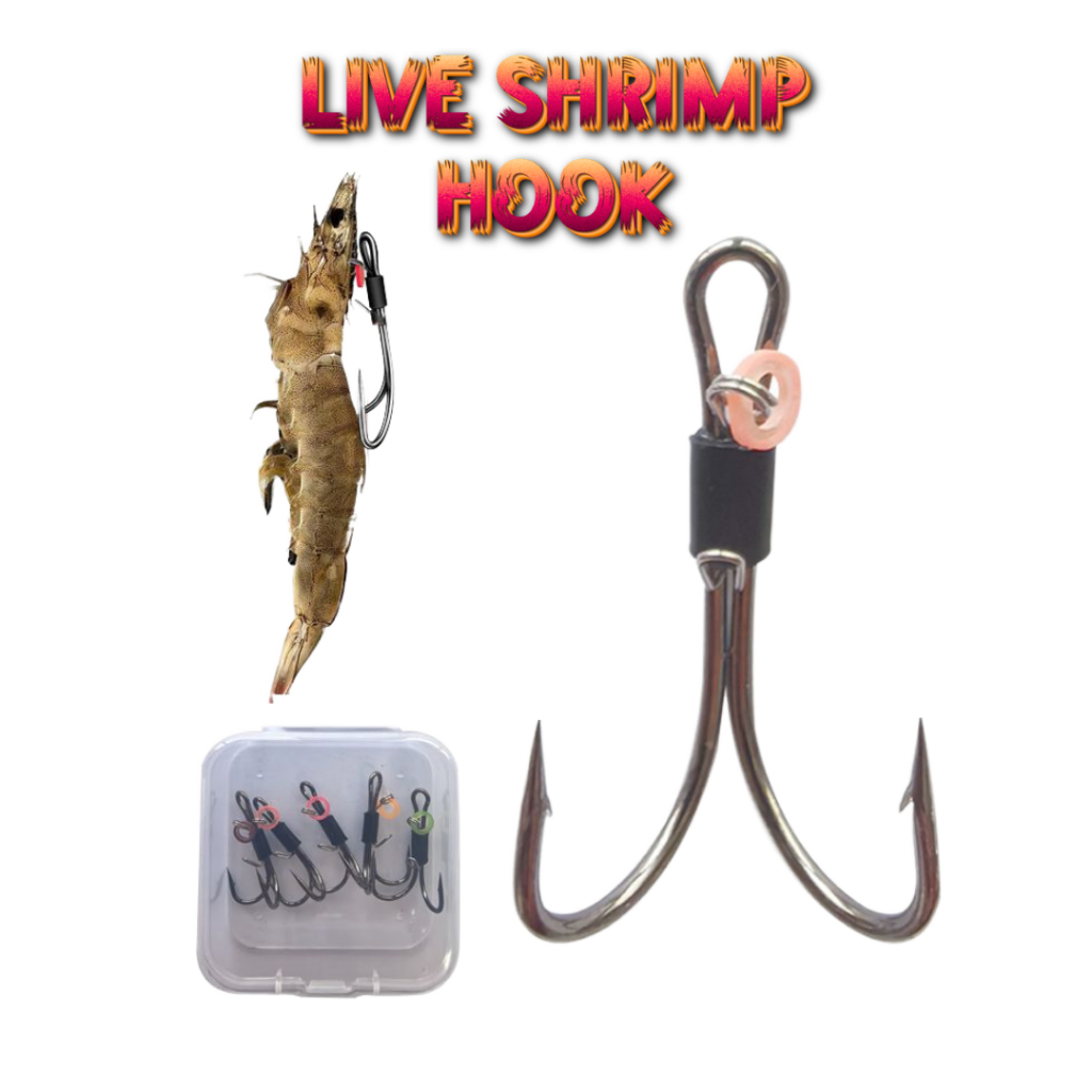 Mata Kail Pancing Umpan Udang Hidup Untuk Mancing Ikan Kakap dan Kerapu di Laut & Muara