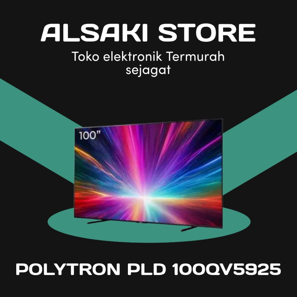 POLYTRON 100QV5925 4k Smart TV 100 Inch
