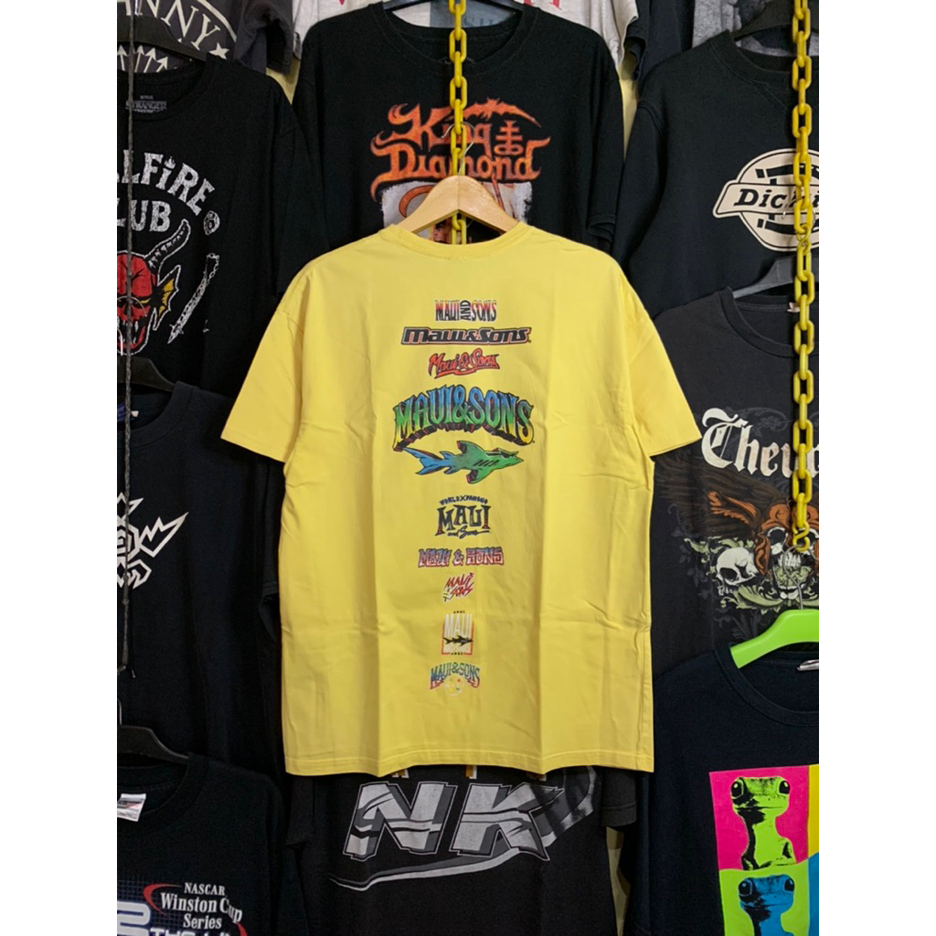 KAOS MAUI AND SONS ART LOGO SECOND