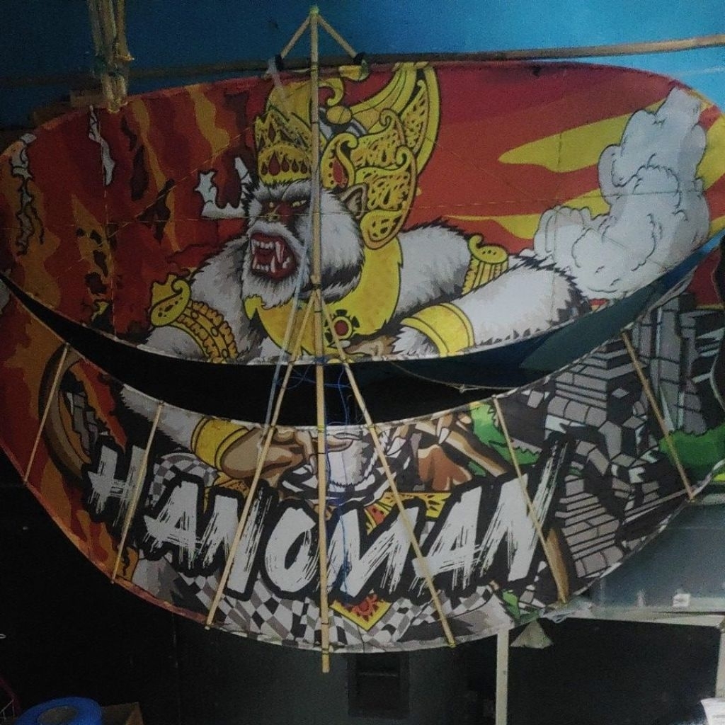layangan gapangan 2M kain