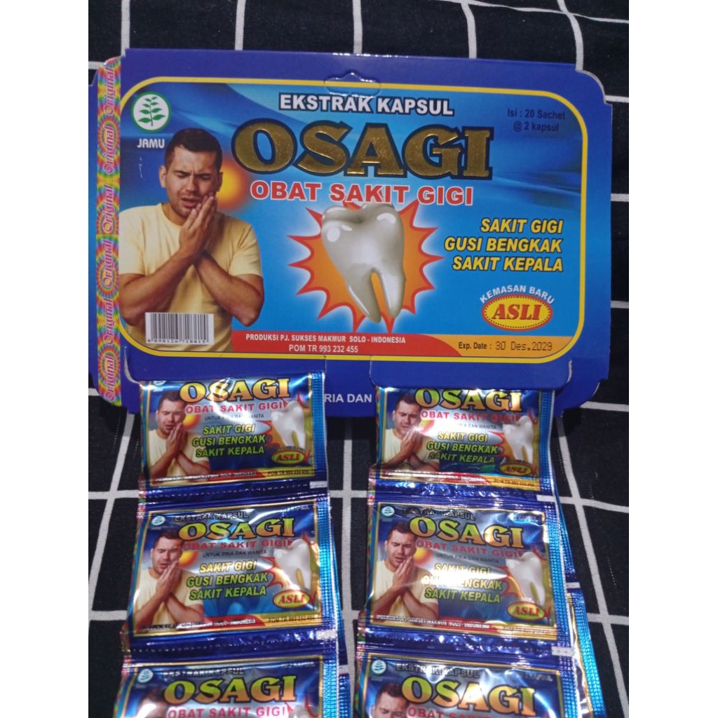 Kapsul OSAGI Obat Sakit Gigi