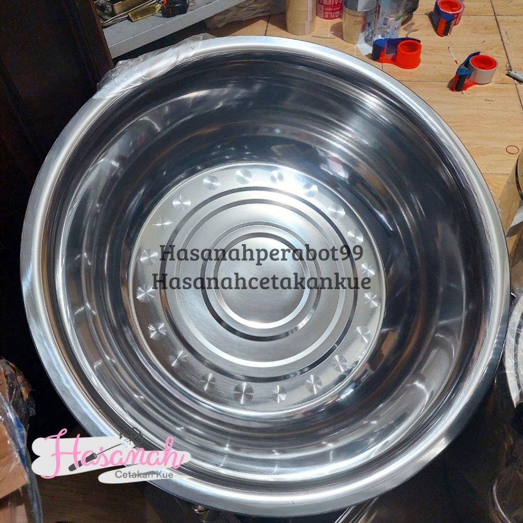 Baskom Stainless Steel Jumbo Baskom Stainless Besar Serbaguna 50 cm