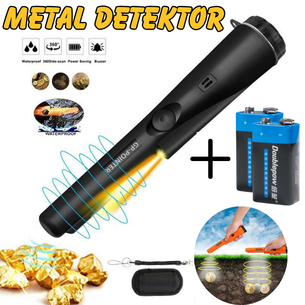 BERGARANSI GP-Pointer Detektor Logam Emas Perak Dalam Tanah Jarak jauh Lengkap Tahan Air 1166000