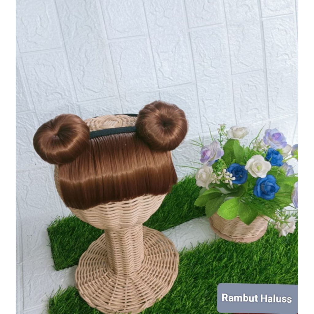 Bandana wig Poni Anak/BandanaBandoBayiPalsu