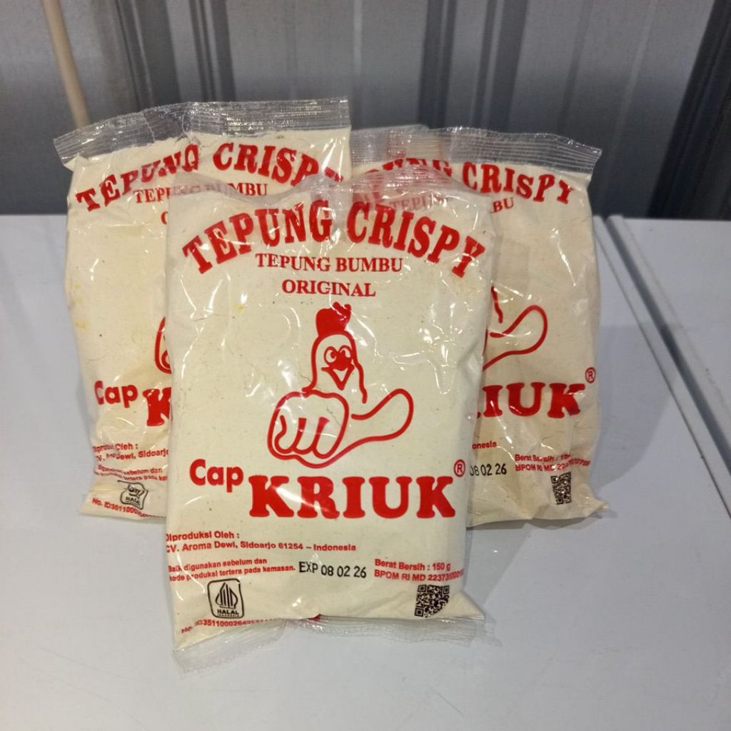 

TEPUNG CRISPY BUMBU ORI 150 GRAM