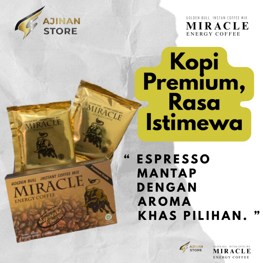 

Miracle Coffee Energy - Anti Lelah Seharian