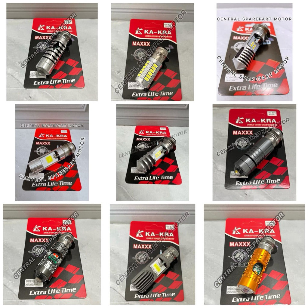 LAMPU MOTOR BEBEK MATIC SOKET H6 ALL VARIAN 12 MATA 8 MATA 33 MATA 18 TITIK LASER DEMON HALOGEN