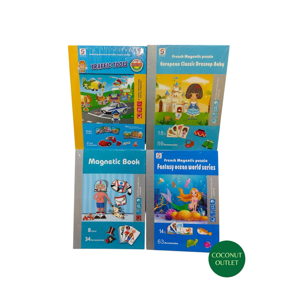 BUKU MAGNETIC. buku edukasi magnet. Magnetic book.activity book.activity toys