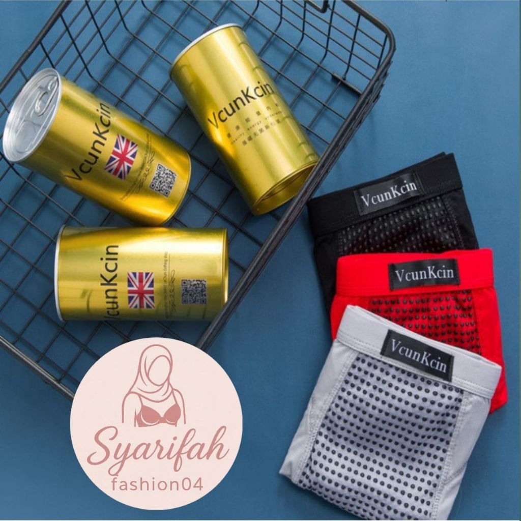 celana dalam VCUN KCIN boxer magnet lon negatif