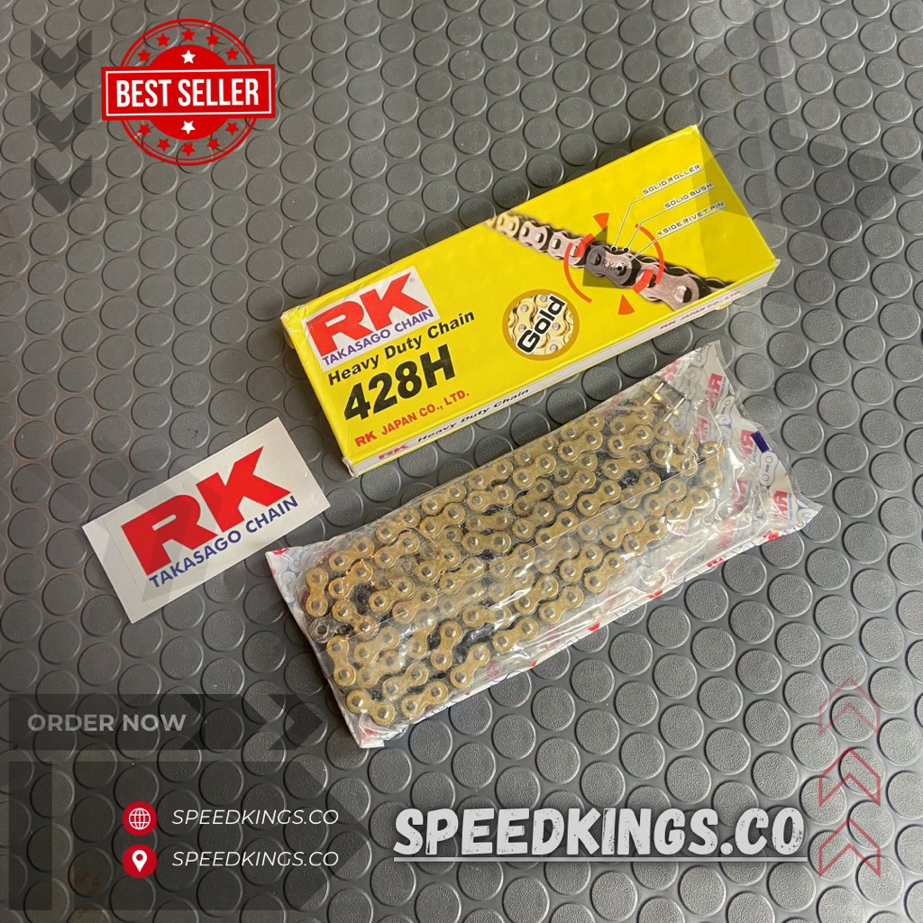 RANTAI RK TAKASAGO GOLD 428 120L CHAIN