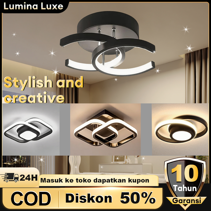Lampu Plafon Minimalis Rumah Lampu Langit-langit dan Opsional untuk Kamar  Ruang Tamu & Teras