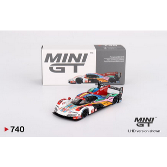 Diecast Model Car Compatible with Mini GT 1:64 Porsche 963#75 Porsche Penske Motorsport 2023 24 Hrs
