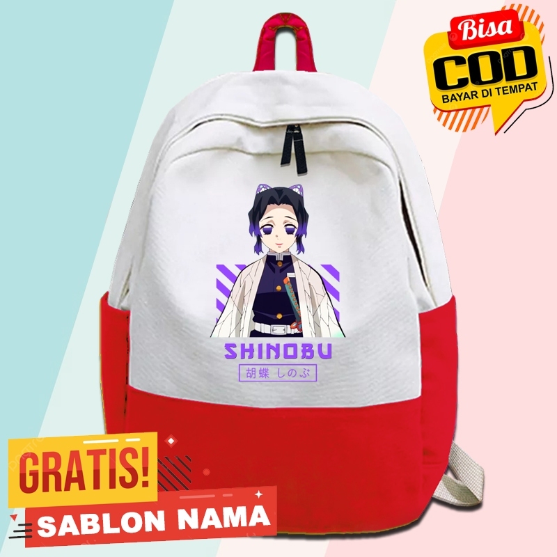 Tas Ransel Anak Demon Slayer Shinobu / Tas Gendong Anak Sekolah