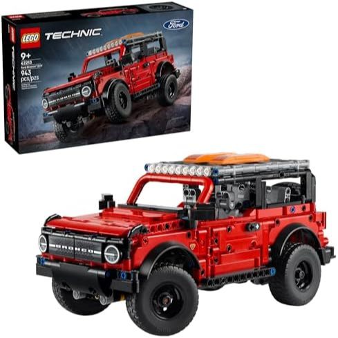 LEGO Technic Ford Bronco Kids Toy Car - Building Toy for Boys and Girls Authentic Ford Bronco