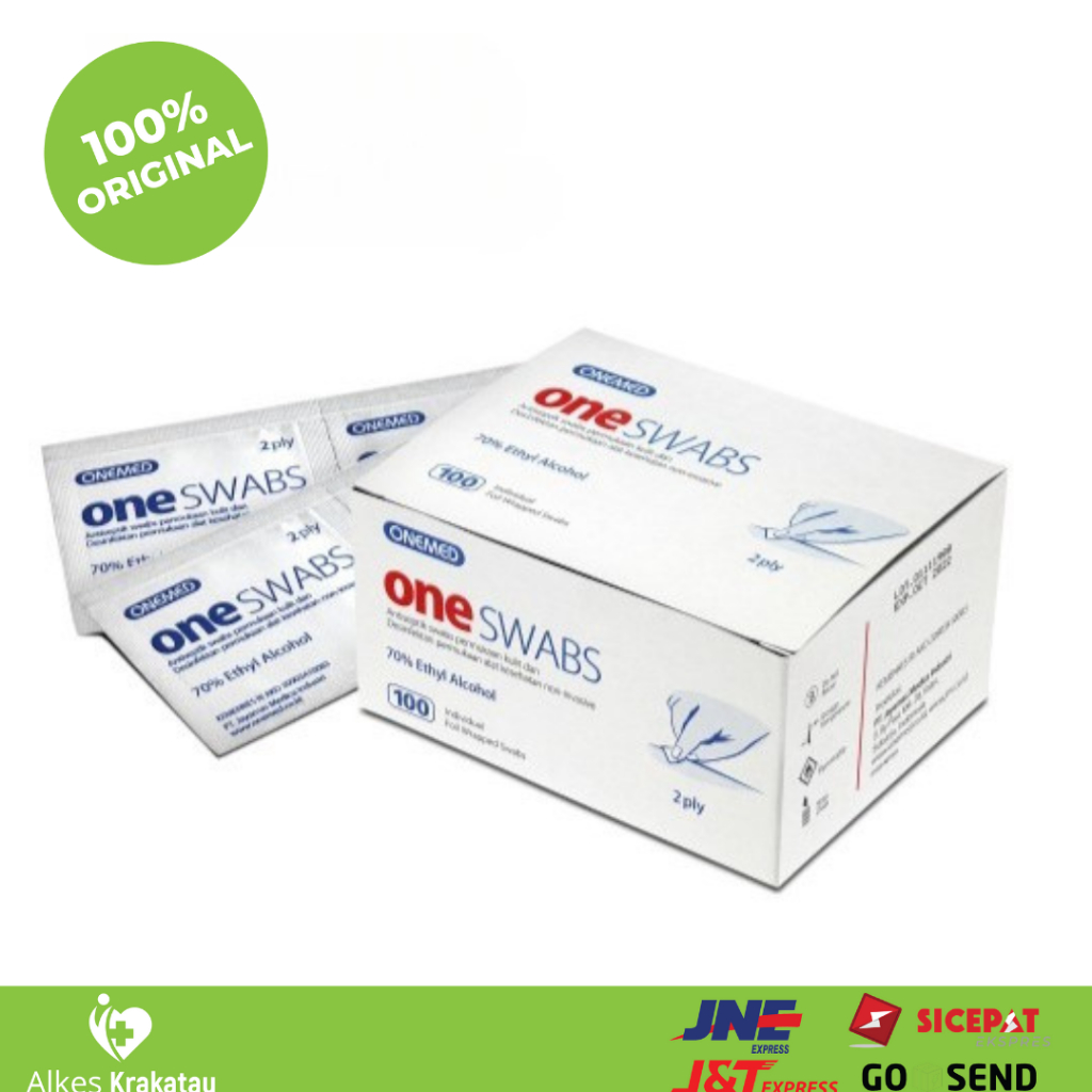 Alcohol Swab Onemed / Oneswabs Onemed / tisu alkohol / alkohol swab
