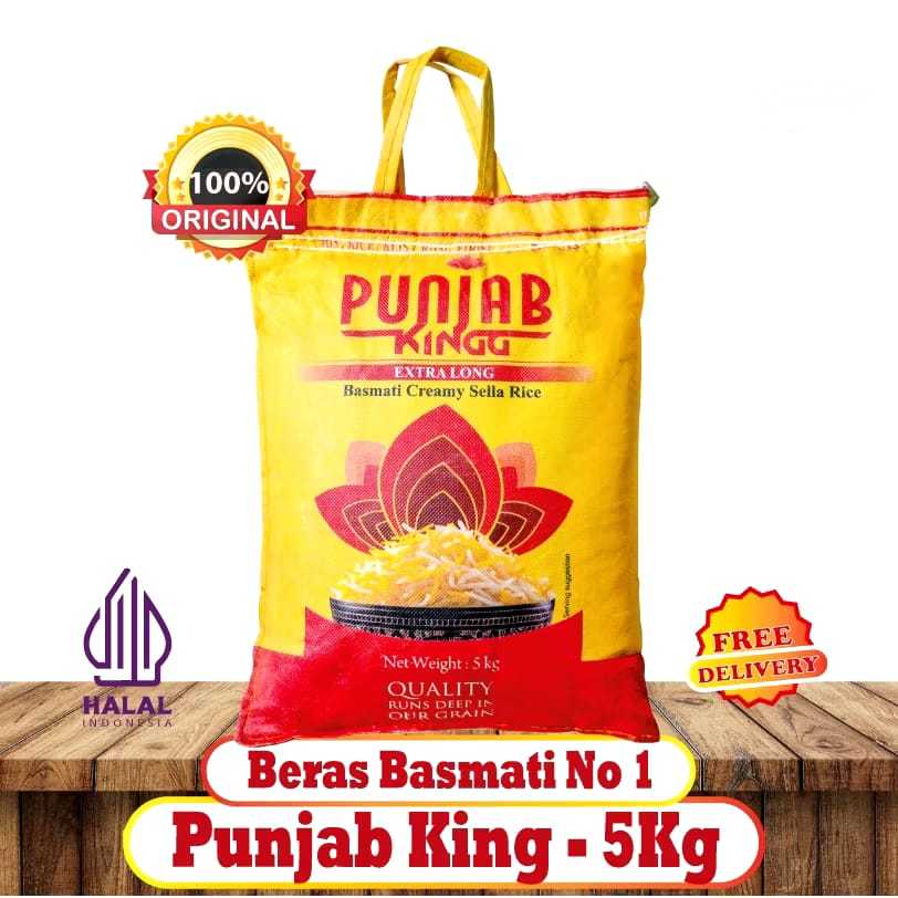 Punjab King Beras Basmati 5KG