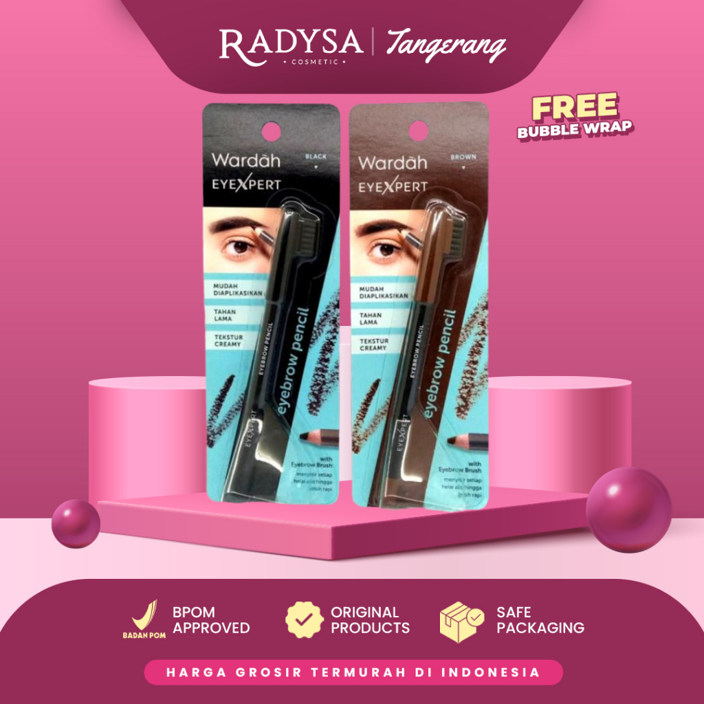 𝐑𝐀𝐃𝐘𝐒𝐀 𝐓𝐆𝐑 - WARDAH Eyexpert Eyebrow Pencil / Pensil Alis Longlasting Waterproof
