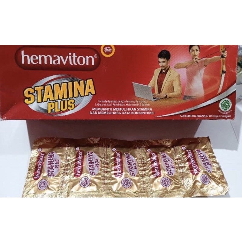 Hemaviton stamina dan action strip 5 tablet