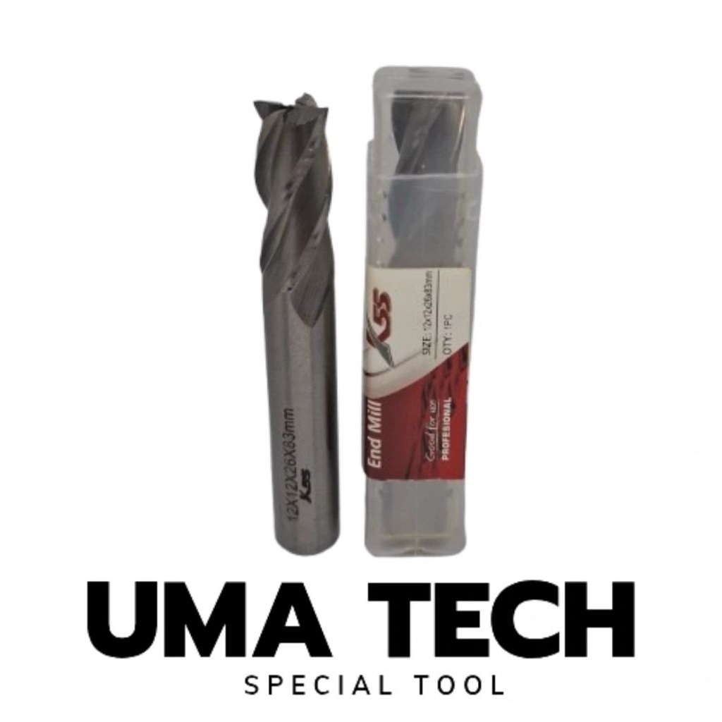 ENDMILL / ENDMILL HSS/ ENDMILL DIAMETER 12 HSS