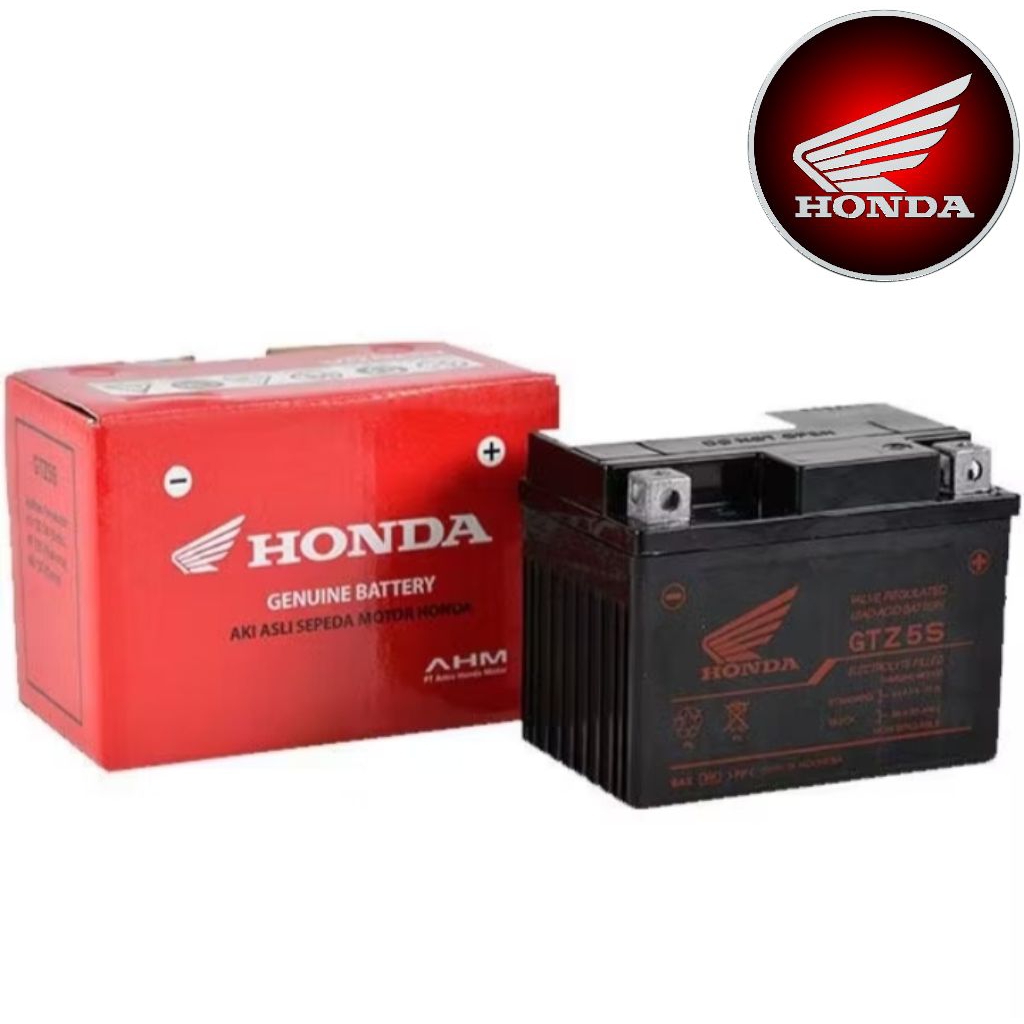 Aki atau Accu Battrery GTZ5S Gs Supra x 125,Verza 150, CRF 150L, Beat  31500-KPH-881 original