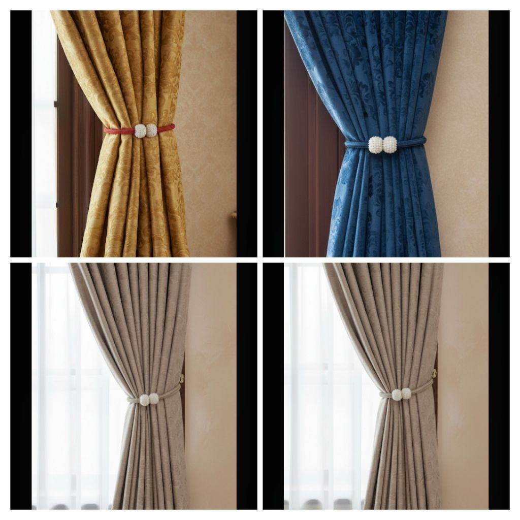 Tali Gorden magnet/Pengikat gorden magnet/Tali gorden terbaru Cantik dan mewah