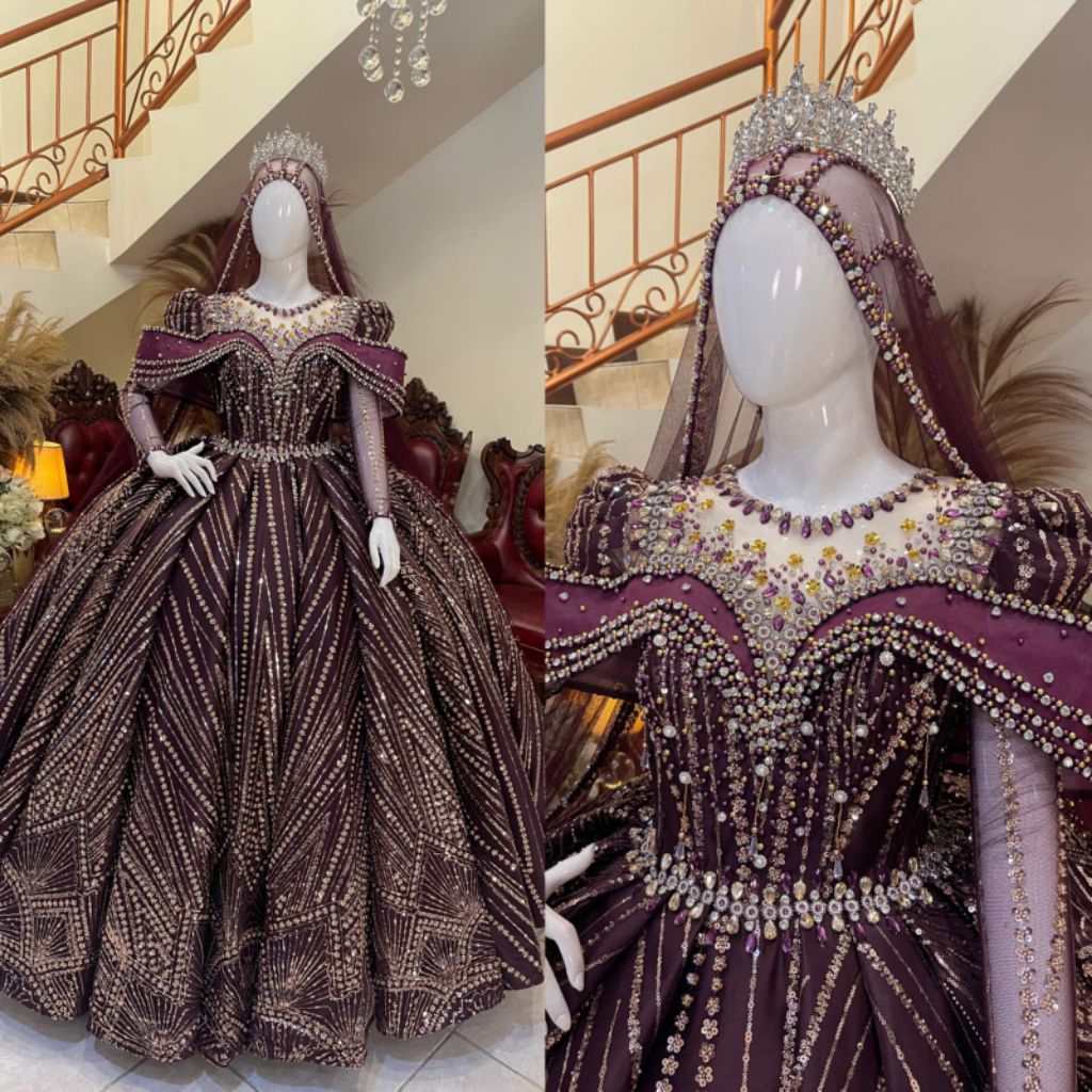 Gaun pengantin | Gaun pengantin premium | Gaun pengantin mewah elegan | Gaun pengantin wedding