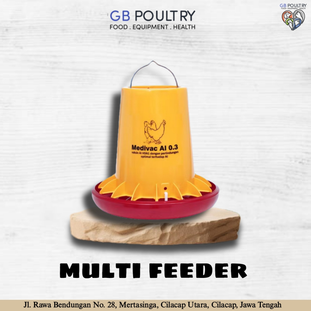 Tempat Ransum Ayam Multi Feeder Medion