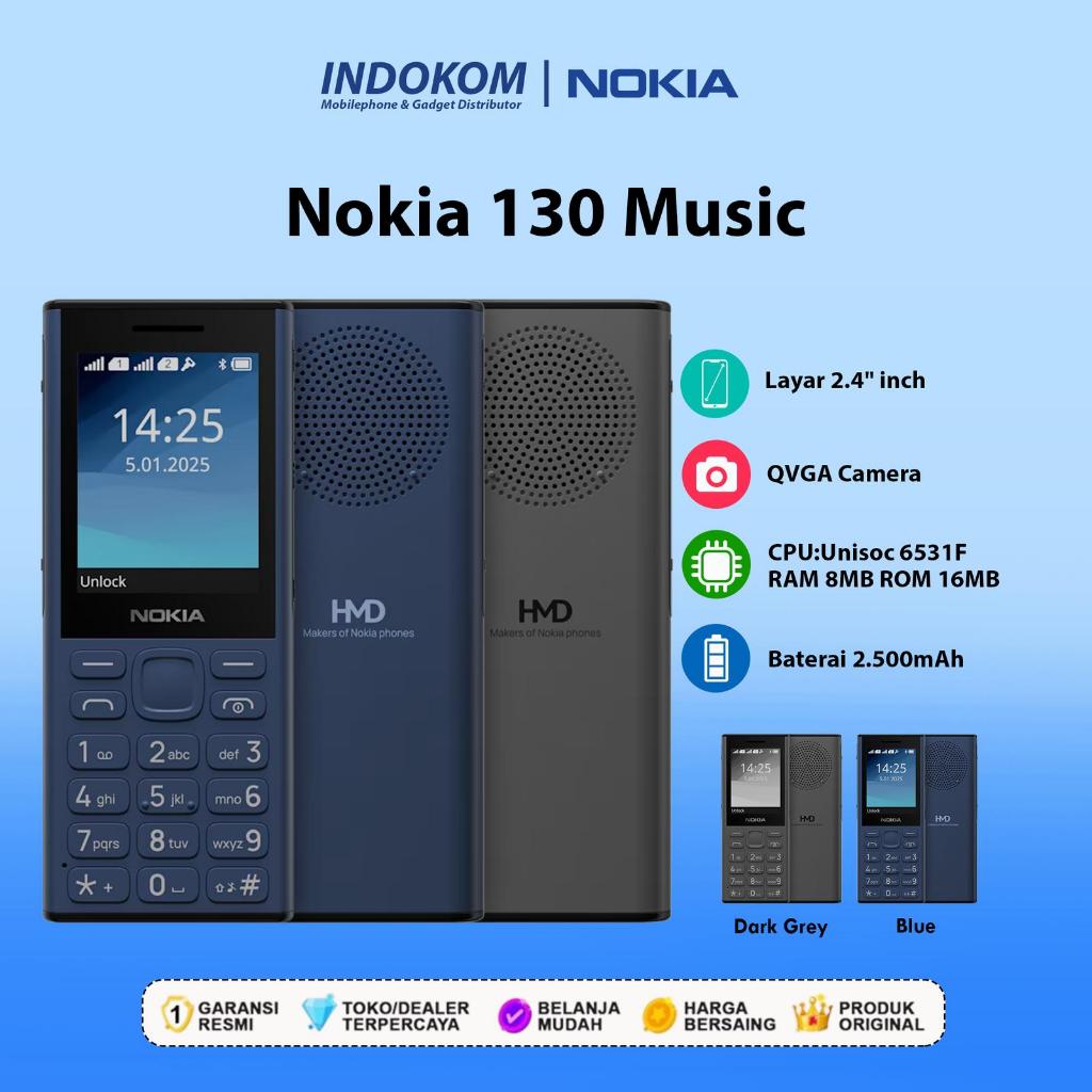Nokia 130 Music 2025 - Garansi Resmi