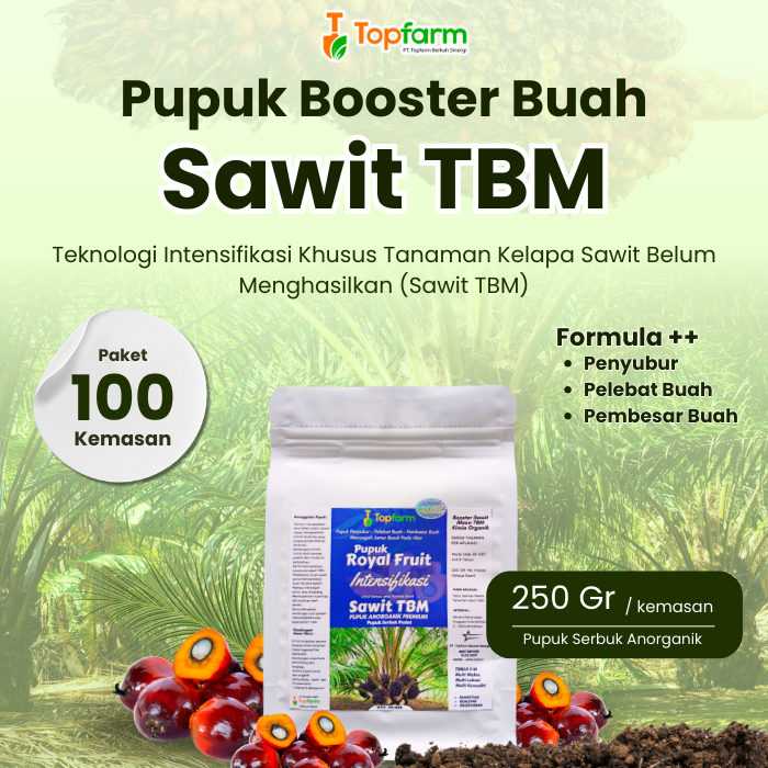 Pupuk Sawit PAKET 100 POHON / Pupuk Sawit TBM / Pupuk Sawit Terbaik / Pupuk Pupuk Kelapa Sawit Unggu