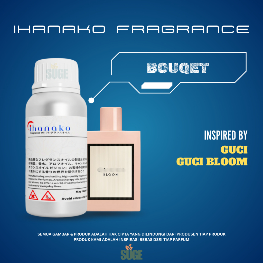 GLOOMY  -  GC BL00M  | BIBIT PARFUM MURNI IHANAKO FRAGRANCE JAPAN 100gram