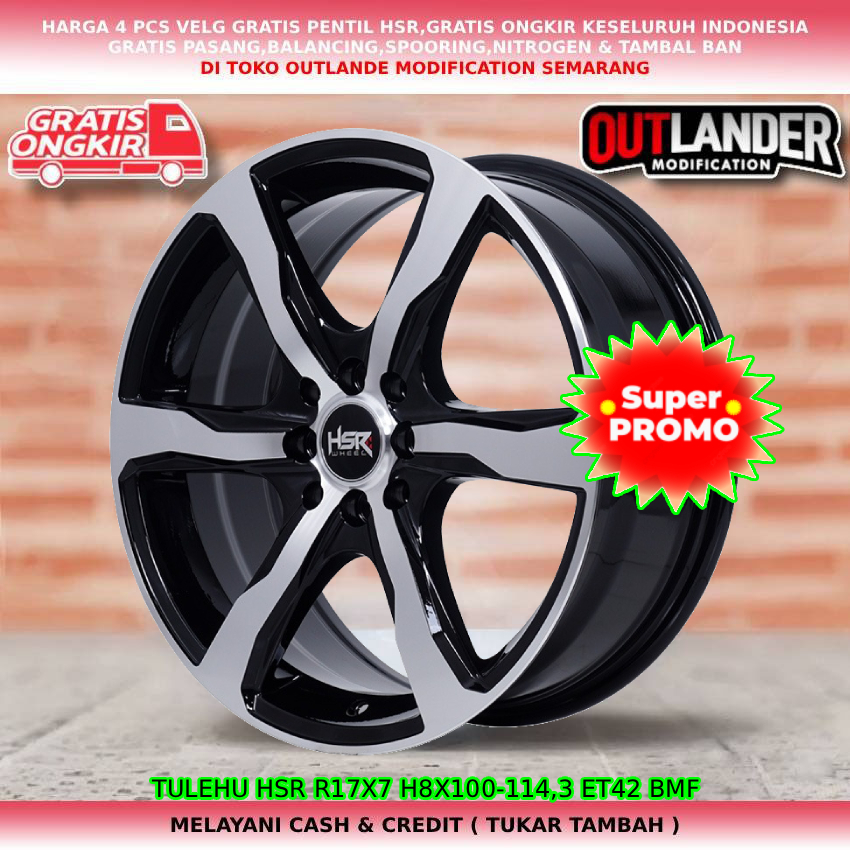 velg ring17 velg mobil Kijang LGX| Veloz| Livina| Evalia| Avanza| Panther| dll hsr tulehu R17