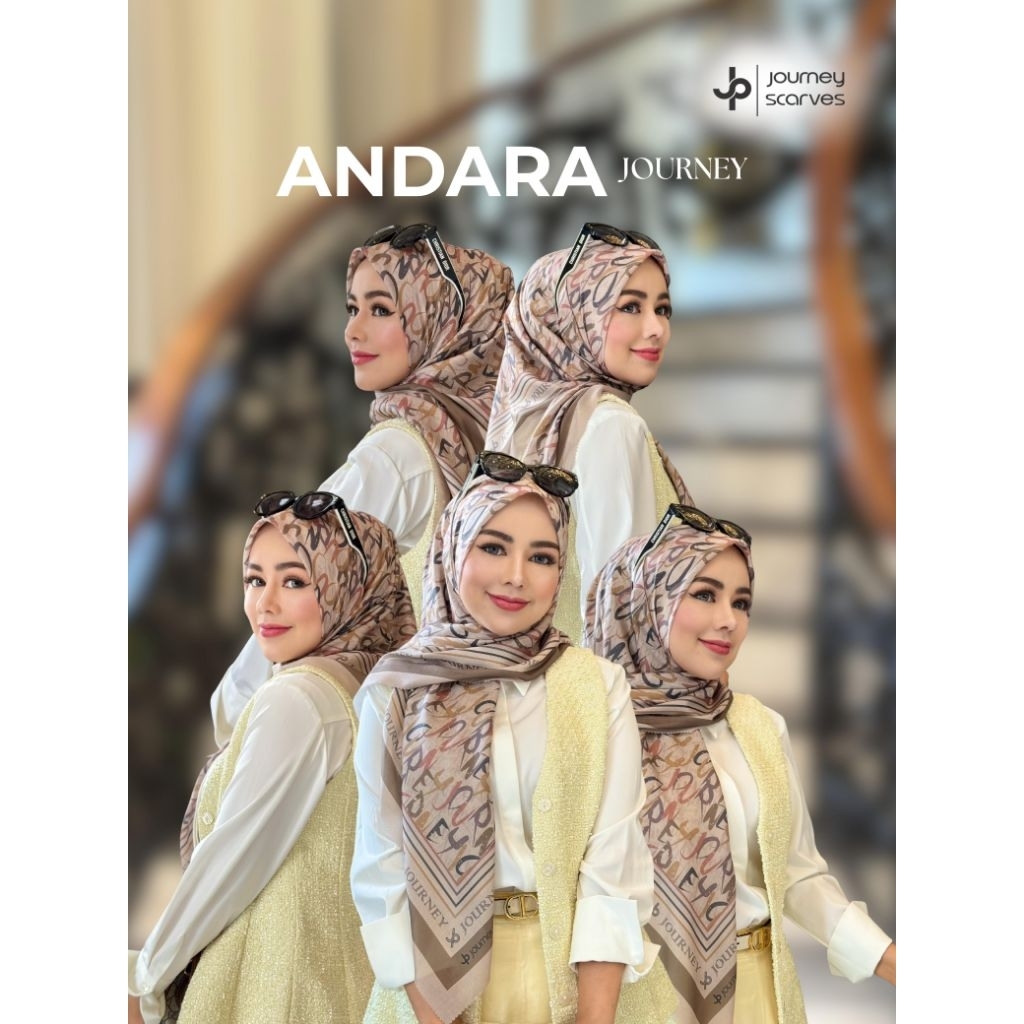 ANDARA OLIVE JOURNEY SCARVES/ TIARA JOURNEY SCARVES