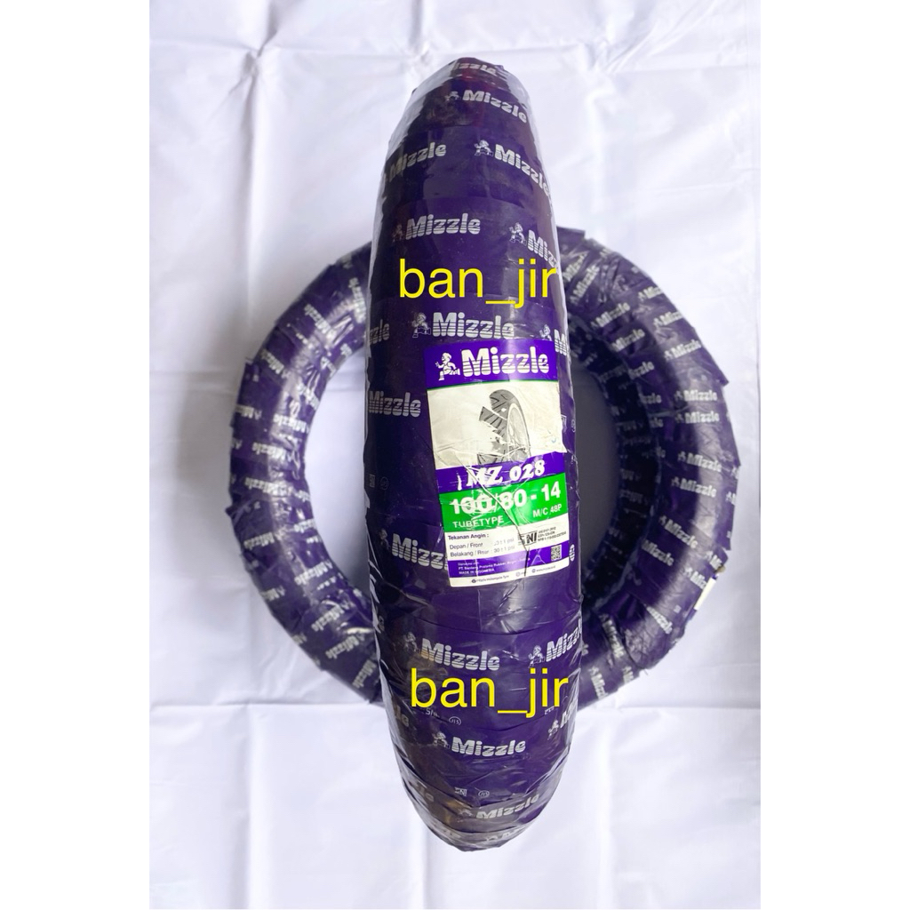 Ban Mizzle MZ 028 100/80 Ring 14 Tube Type