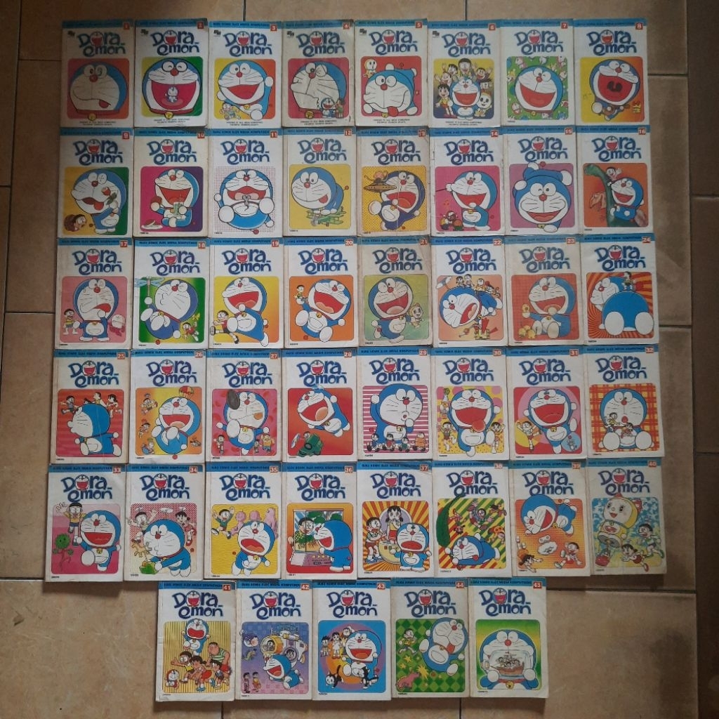 Komik Doraemon 1-45 Tamat Fullset Fujiko Fujio Semua Original