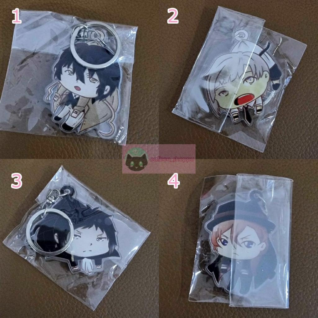 Bungou Stray Dogs BSD Keychains