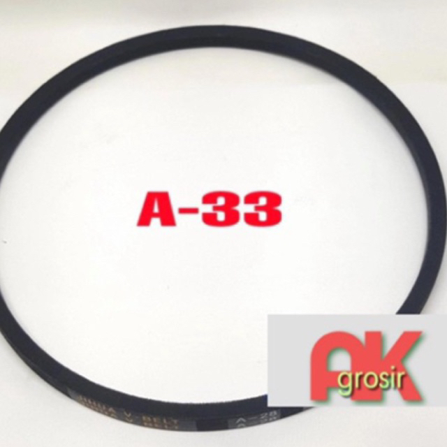 Vbelt A33 Mesin cuci multi model Sanyo - panbel karet mesin cuci