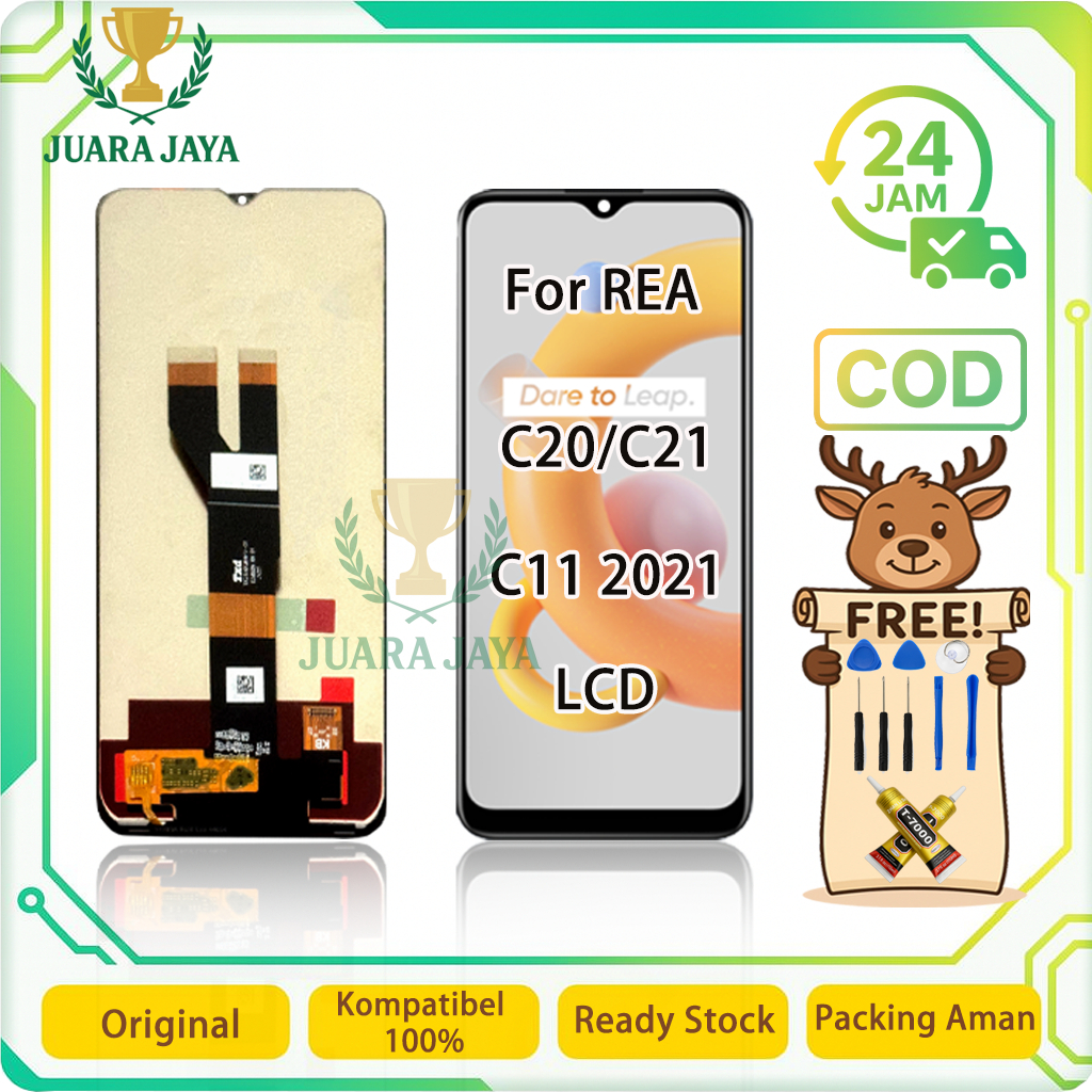 LCD FOR REALME C20 / C21 / C11 2021 UNIVERSAL FULLSET Touchscreen LCD HP OG TOUCHSCREEN