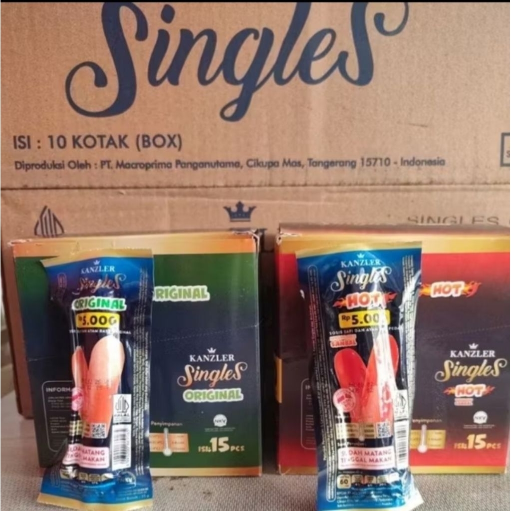 

Kanzler Single 35 gram isi 15 pcs