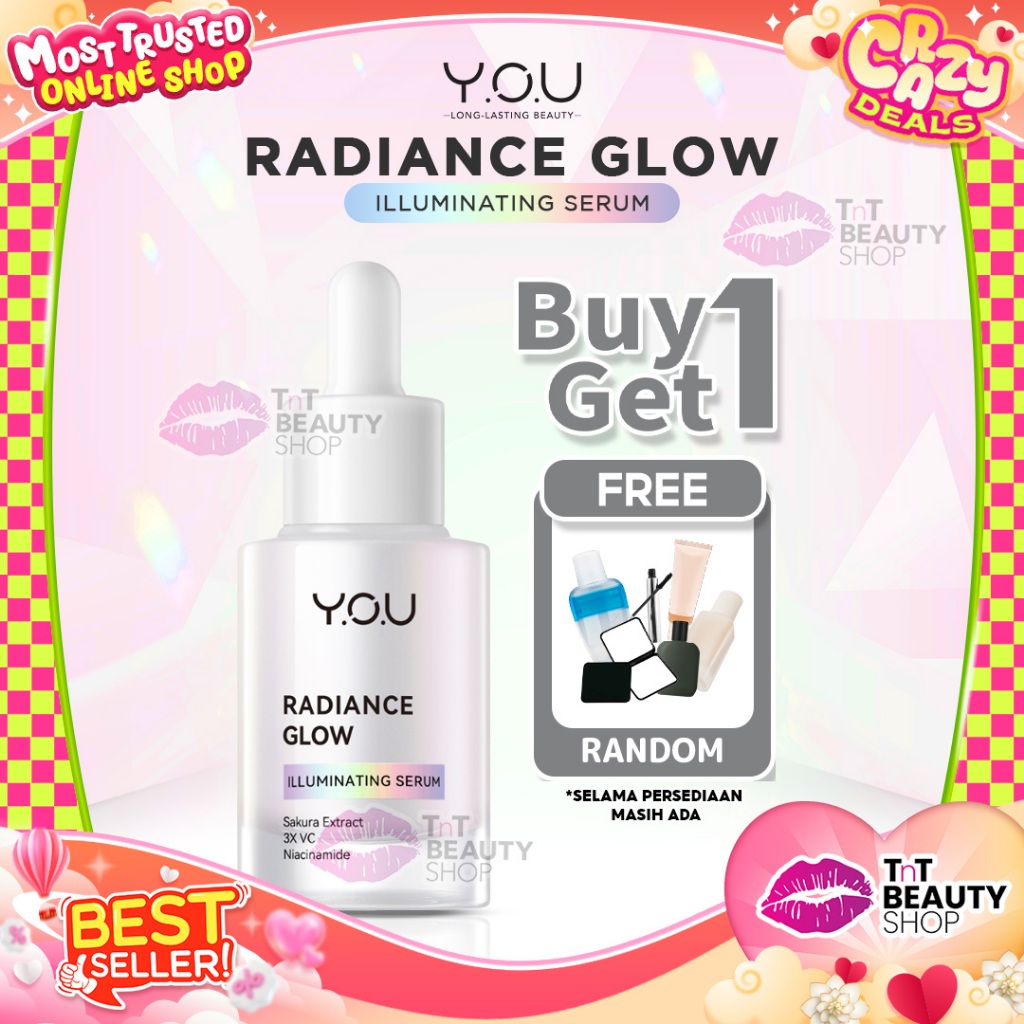 Y.O.U Radiance Glow Illuminating Serum Vitamin C Niacinamide Glowing Skin YOU | TnT Beauty Shop